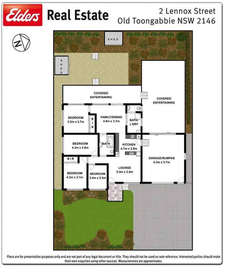 Floorplan of Homely house listing, 2 Lennox Street, Old Toongabbie NSW 2146