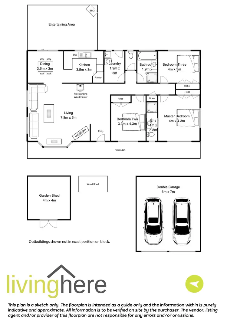 Floorplan of Homely house listing, 57 Farraday Street, Ravenswood TAS 7250