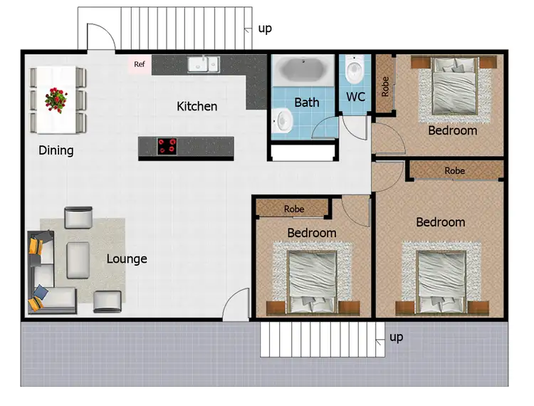 Floorplan of Homely house listing, 146 Geaney Lane, Deeragun QLD 4818