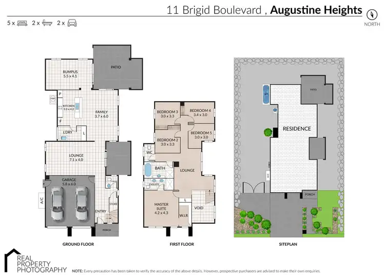 Floorplan of Homely house listing, 11 Brigid Boulevard, Augustine Heights QLD 4300