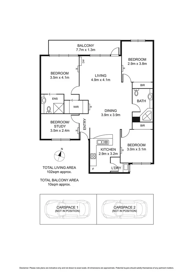 Floorplan of Homely apartment listing, 1/21 Park Street, South Melbourne VIC 3205
