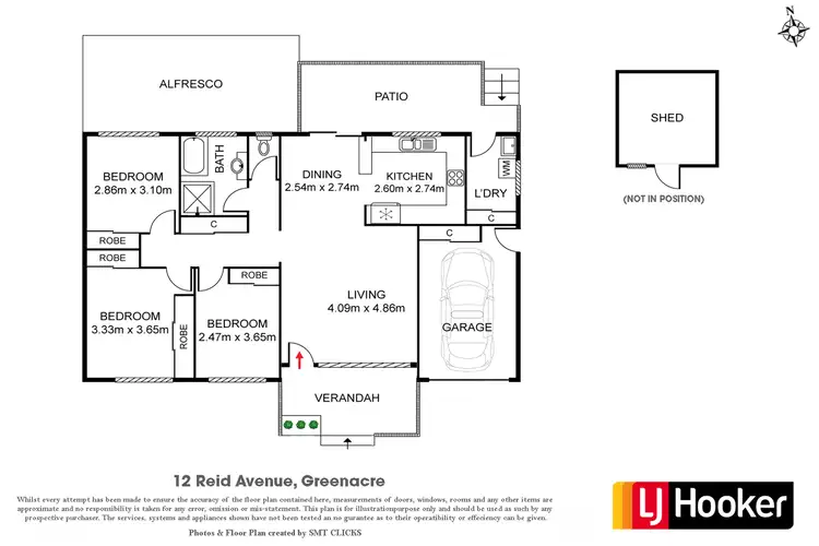 Floorplan of Homely house listing, 12 Reid Avenue, Greenacre NSW 2190