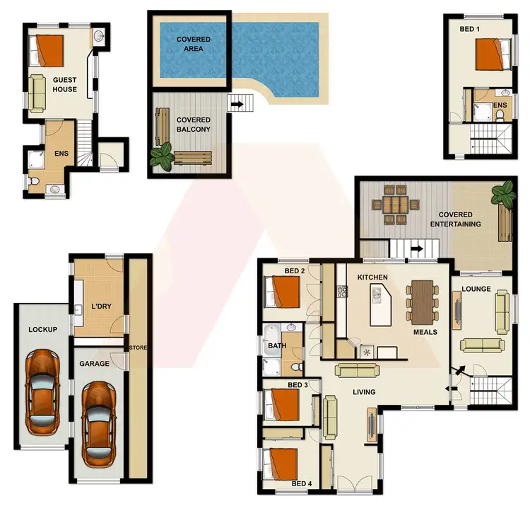 Floorplan of Homely house listing, 136 Clough Street, Mount Gravatt QLD 4122