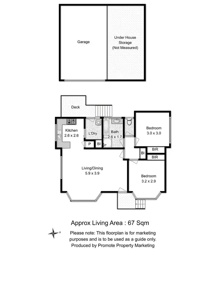 Floorplan of Homely house listing, 2/44 Gordons Hill Road, Lindisfarne TAS 7015