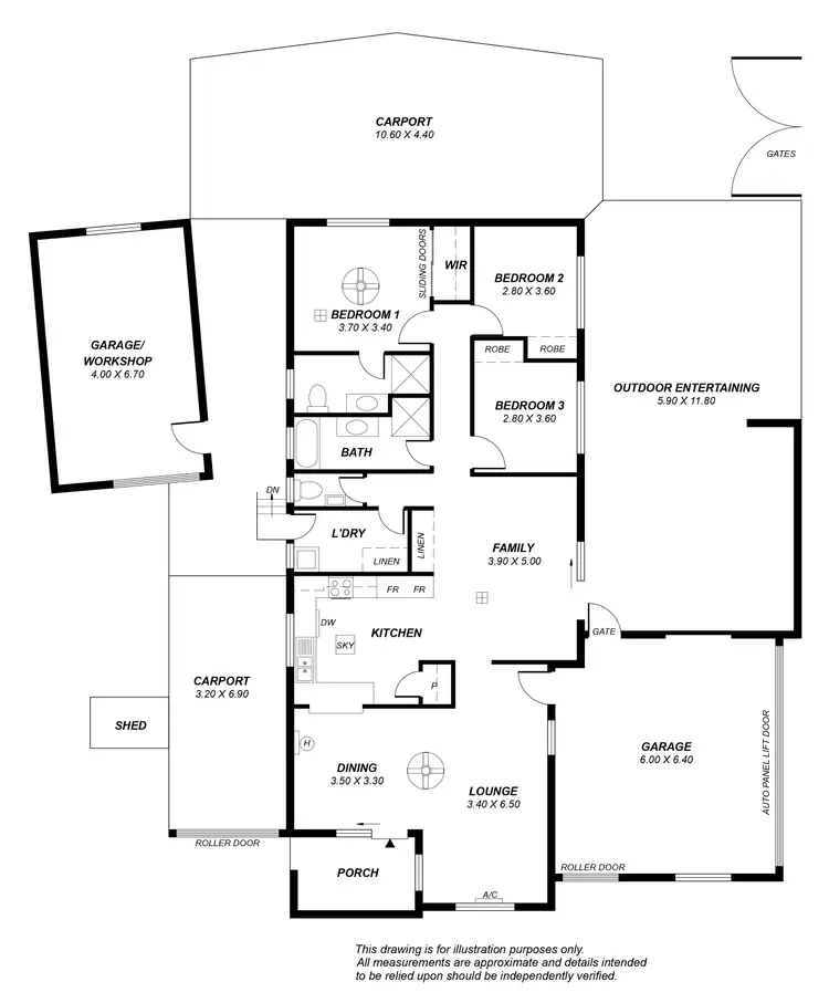 Floorplan of Homely house listing, 39 Toovis Ave, St Agnes SA 5097