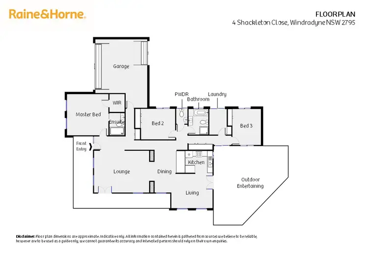Floorplan of Homely house listing, 4 Shackleton Close, Windradyne NSW 2795