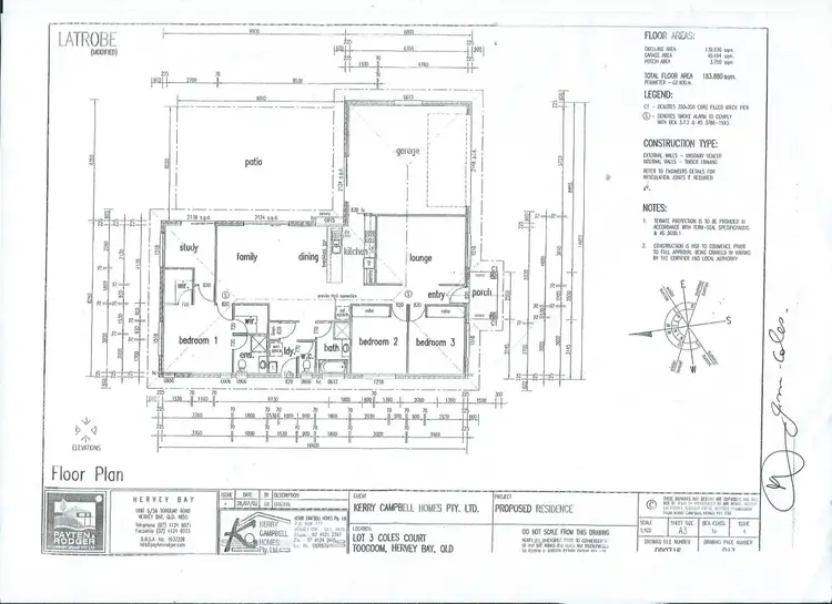 Floorplan of Homely house listing, 1 Coles Ct, Toogoom QLD 4655