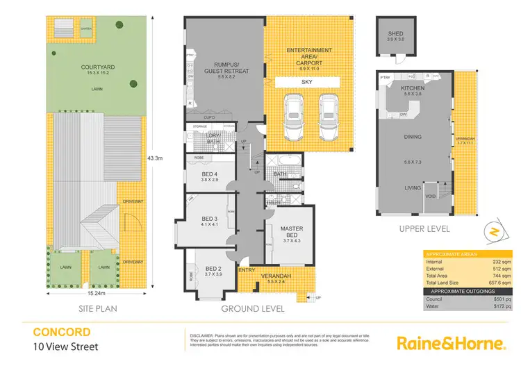 Floorplan of Homely house listing, 10 View Street, Concord NSW 2137
