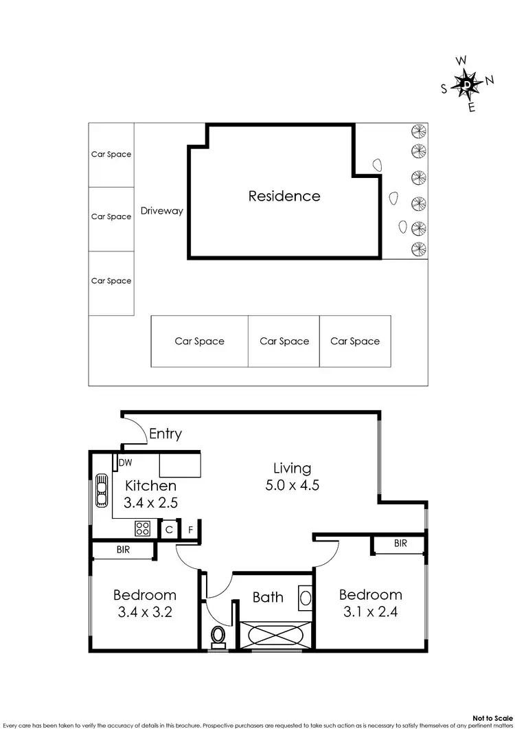 Floorplan of Homely apartment listing, 4/264 Huntingdale Road, Huntingdale VIC 3166