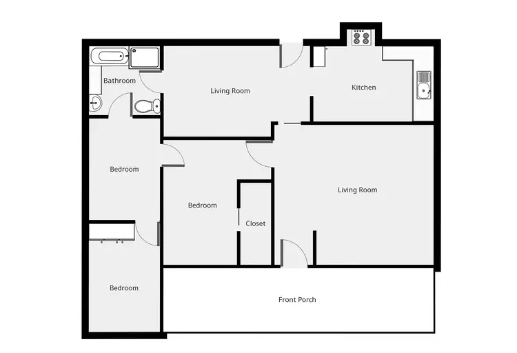 Floorplan of Homely house listing, 91 Jacaranda Street, Red Cliffs VIC 3496