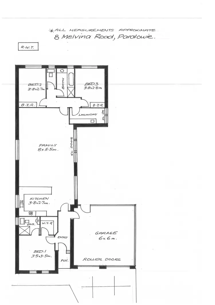 Floorplan of Homely house listing, 8 Melvina Road, Paralowie SA 5108