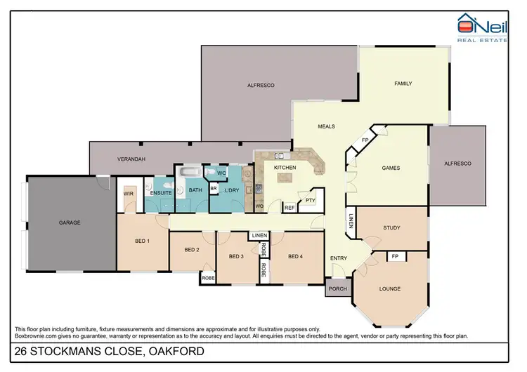Floorplan of Homely house listing, 26 Stockmans Close, Oakford WA 6121