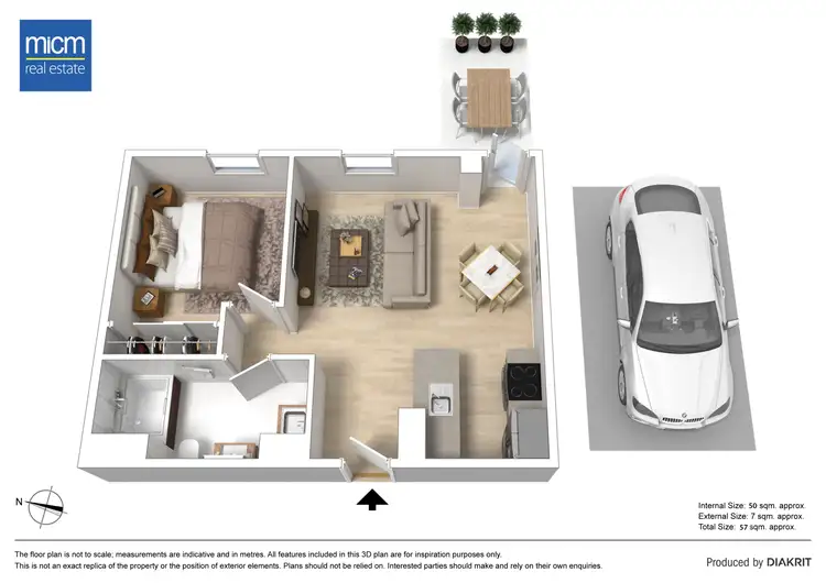 Floorplan of Homely apartment listing, 22/79 Whiteman Street, Southbank VIC 3006