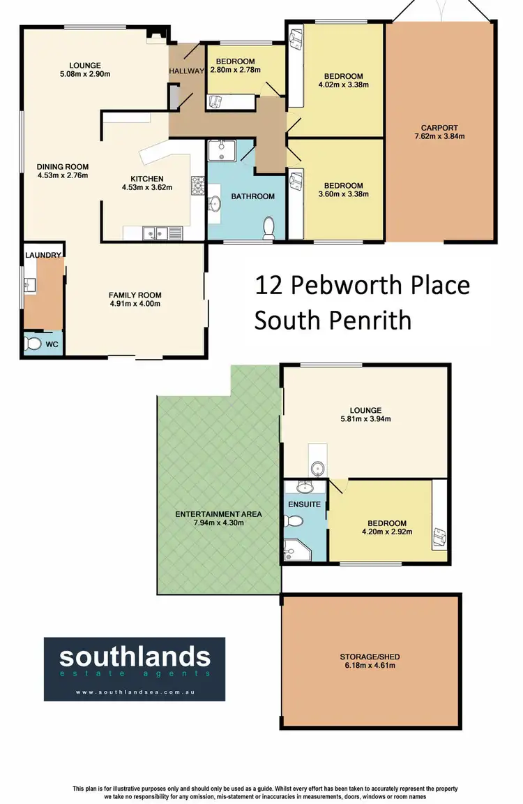 Floorplan of Homely house listing, 12 Pebworth Place, South Penrith NSW 2750