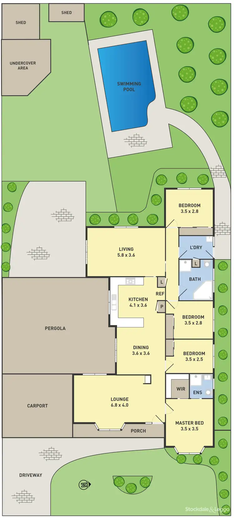 Floorplan of Homely house listing, 68 Bridgewater Road, Craigieburn VIC 3064
