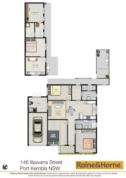 Floorplan of Homely house listing, 146 Illawarra Street, Port Kembla NSW 2505