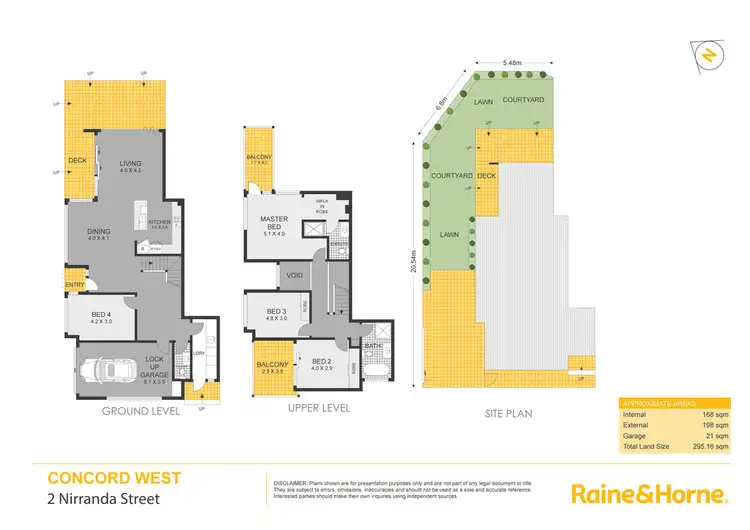 Floorplan of Homely semi-detached listing, 2 Nirranda Street, Concord West NSW 2138