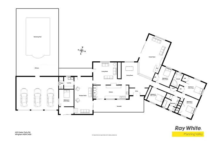 Floorplan of Homely rural property listing, 423 Cedar Party Road, Wingham NSW 2429