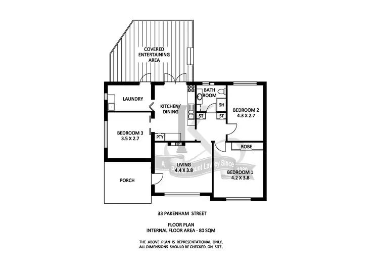 Floorplan of Homely house listing, 33 Pakenham Street, Mount Lawley WA 6050