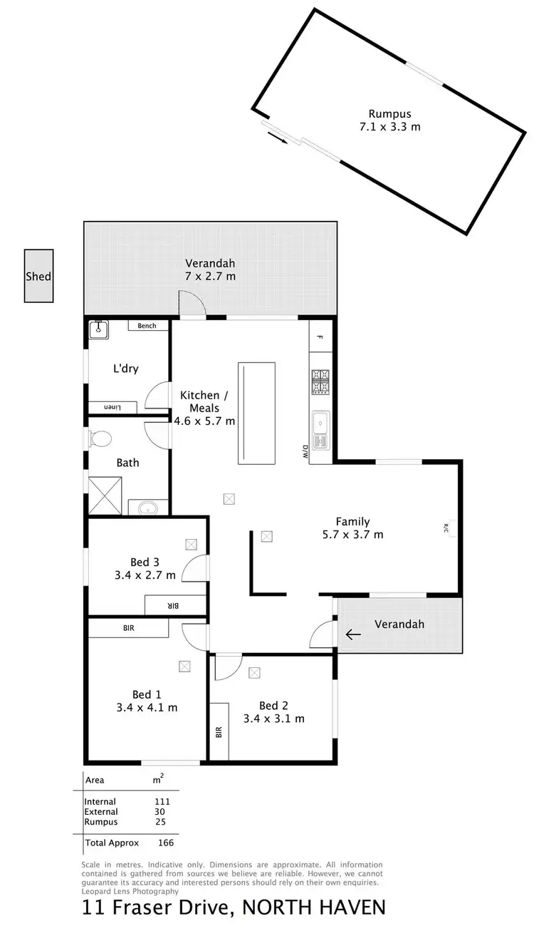 Floorplan of Homely house listing, 11 Fraser Drive, North Haven SA 5018
