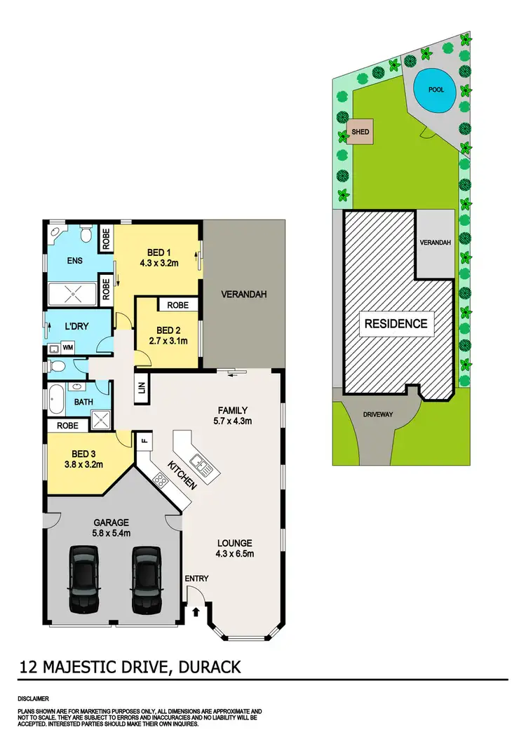 Floorplan of Homely house listing, 12 Majestic Drive, Durack NT 830