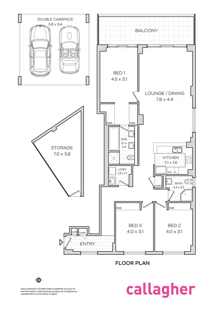 Floorplan of Homely apartment listing, 133/3 Manta Place, Chiswick NSW 2046