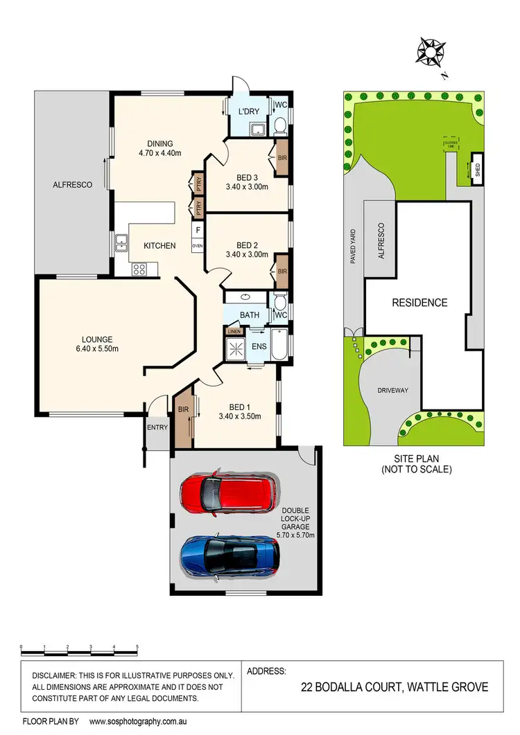 Floorplan of Homely house listing, 22 Bodalla Court, Wattle Grove NSW 2173