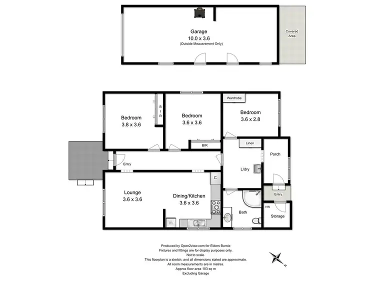 Floorplan of Homely house listing, 2 Romaine Street, South Burnie TAS 7320