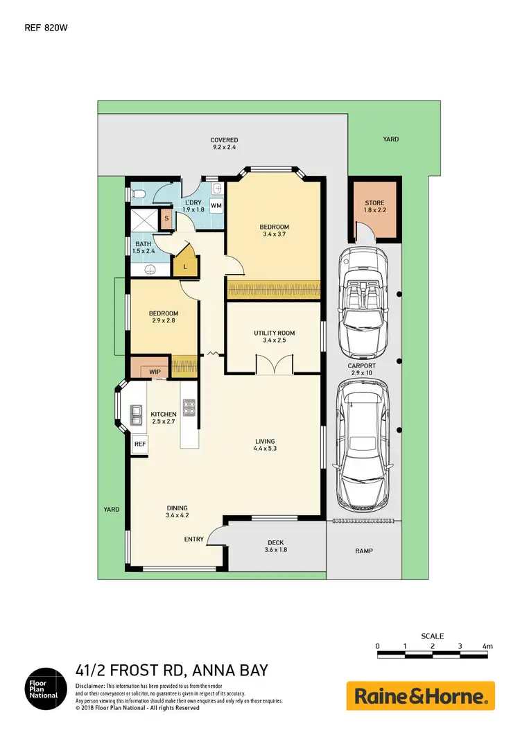 Floorplan of Homely house listing, 41/2 Frost Road "Seawinds Village", Anna Bay NSW 2316