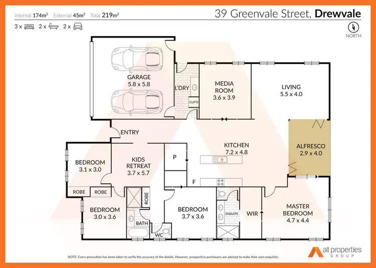 Floorplan of Homely house listing, 39 Greenvale Street, Drewvale QLD 4116