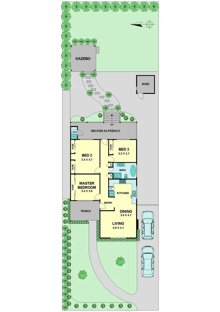 Floorplan of Homely house listing, 74 Deakin Street, Essendon VIC 3040