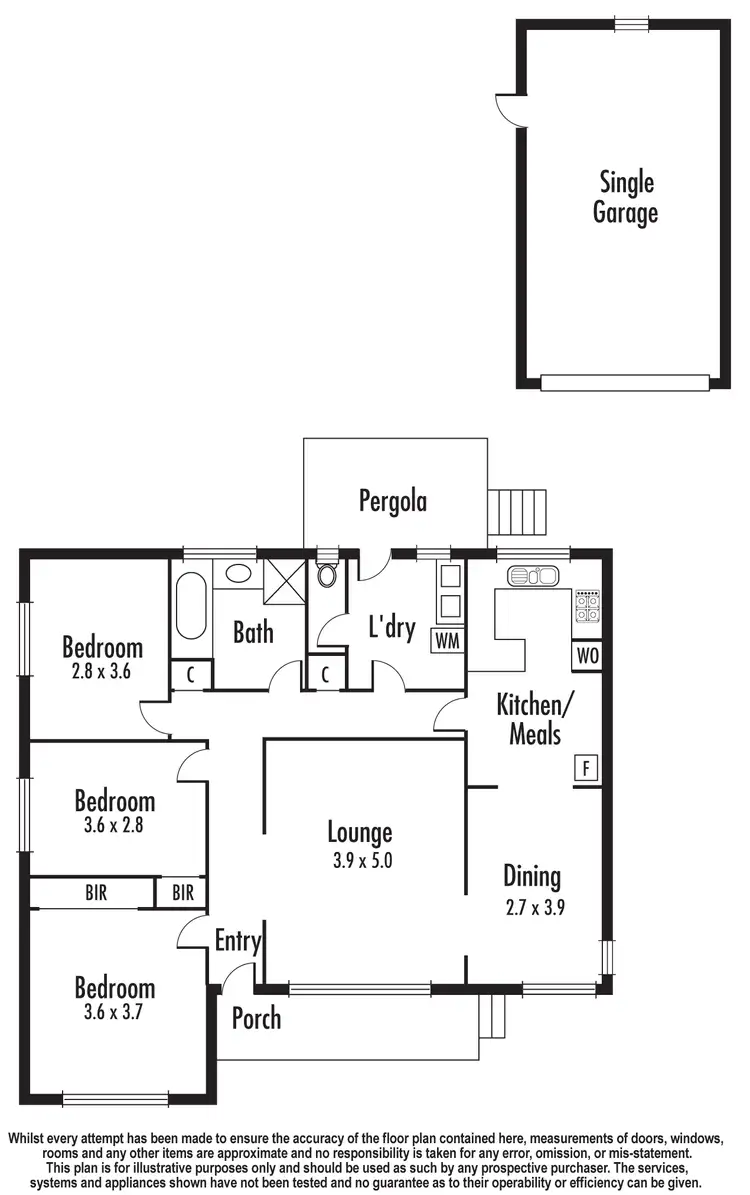 Floorplan of Homely house listing, 15 Ballara Avenue, Glen Waverley VIC 3150