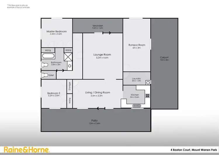 Floorplan of Homely house listing, 4 BOXTON COURT, Mount Warren Park QLD 4207