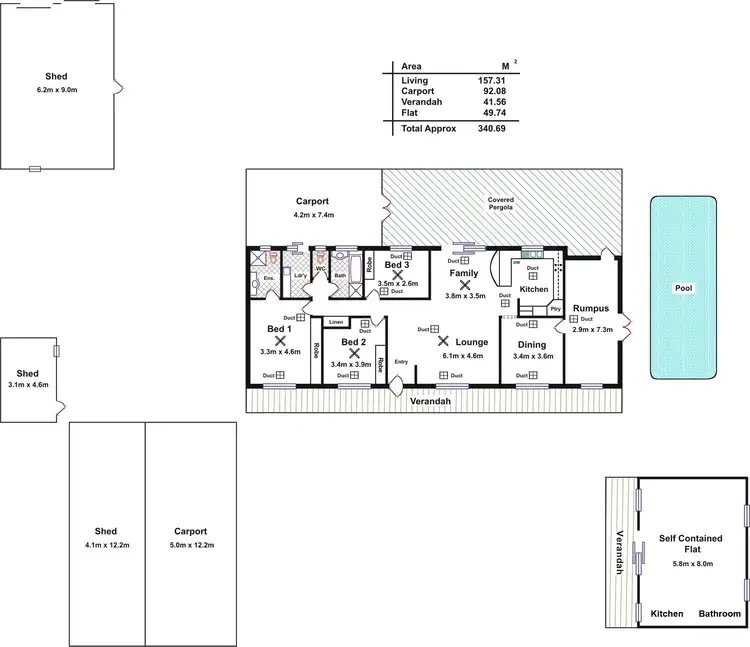 Floorplan of Homely house listing, 17 Phillips Avenue, Gawler East SA 5118