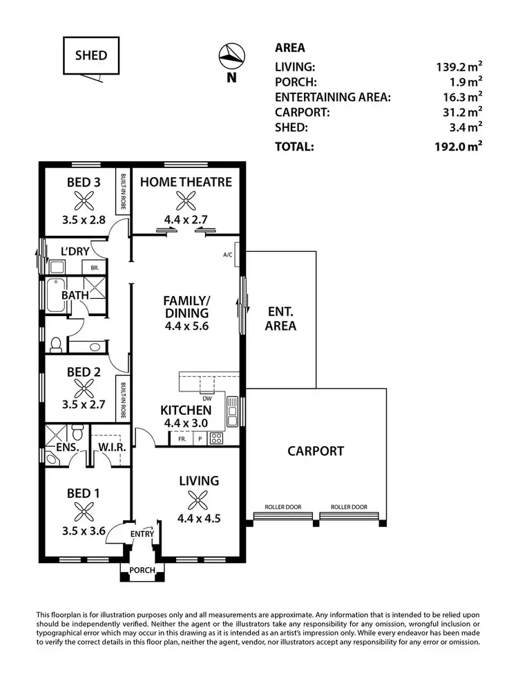 Floorplan of Homely house listing, 4 Field Drive, Strathalbyn SA 5255