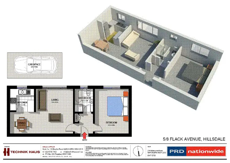 Floorplan of Homely unit listing, 5/8 Flack Avenue, Hillsdale NSW 2036