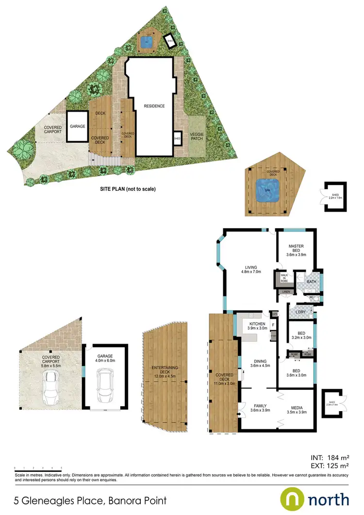 Floorplan of Homely house listing, 5 Gleneagles Place, Banora Point NSW 2486