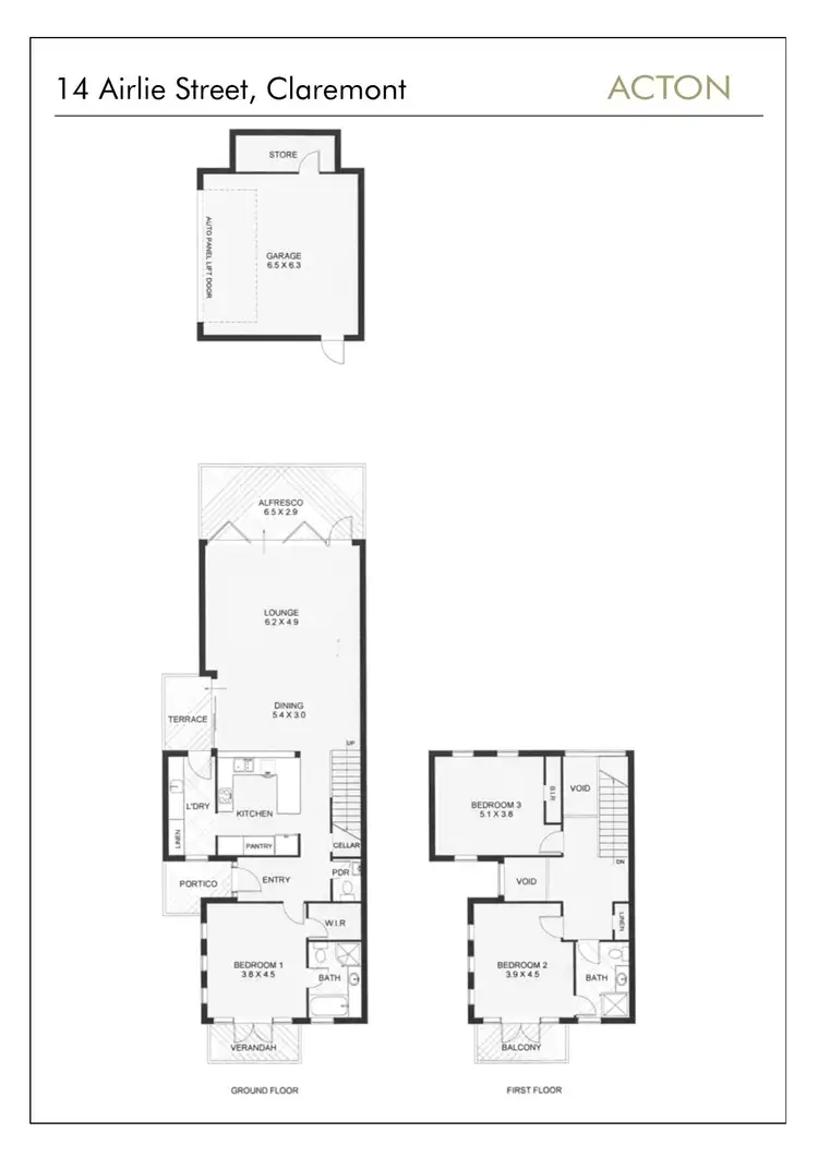 Floorplan of Homely house listing, 14 Airlie Street, Claremont WA 6010