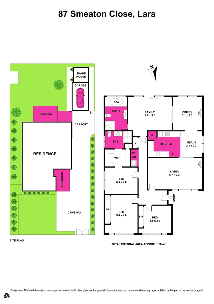 Floorplan of Homely house listing, 87 Smeaton Close, Lara VIC 3212
