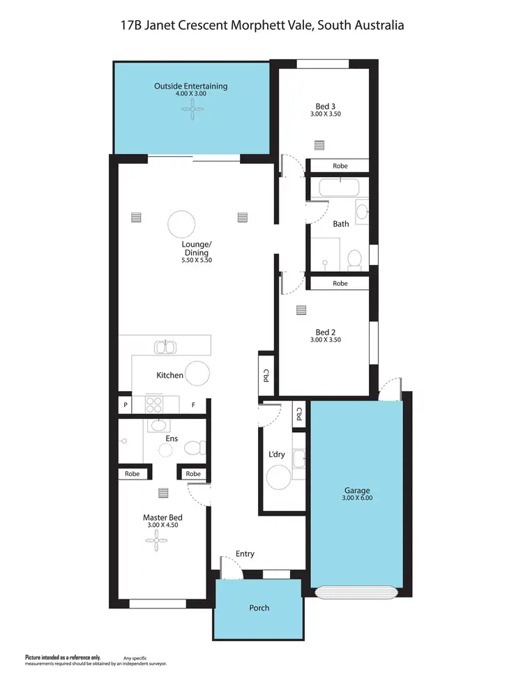 Floorplan of Homely house listing, 17B Janet Crescent, Morphett Vale SA 5162