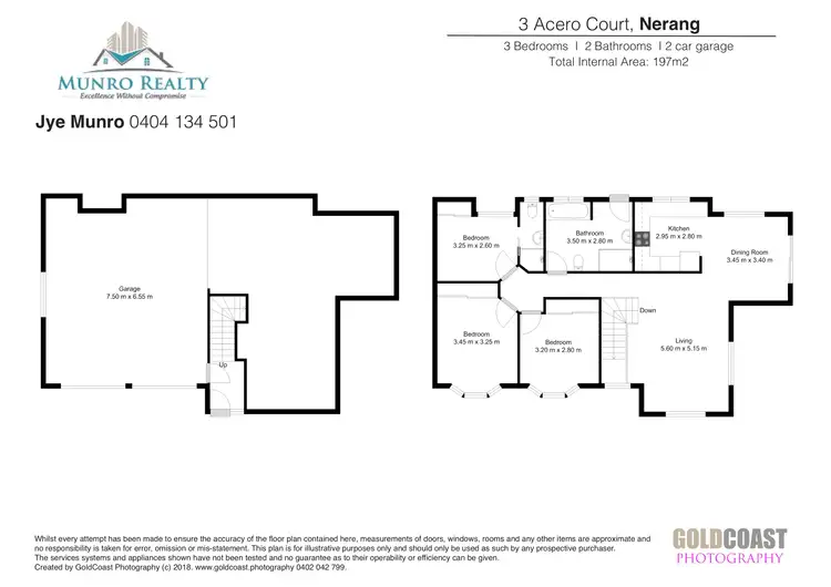 Floorplan of Homely house listing, 3 Acero Court, Nerang QLD 4211