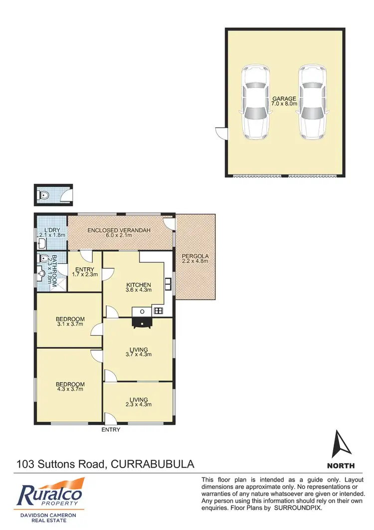 Floorplan of Homely rural property listing, 103 Suttons Road, Currabubula NSW 2342