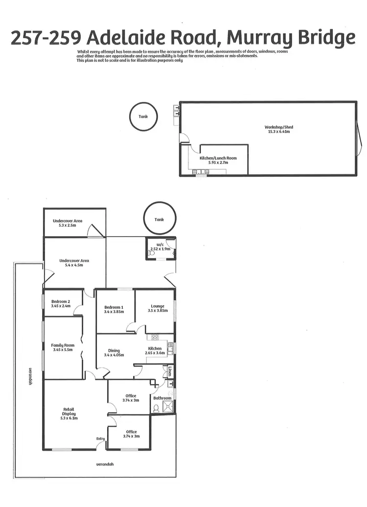 Floorplan of Homely house listing, 255-259 Adelaide Road, Murray Bridge SA 5253
