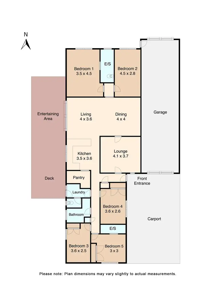Floorplan of Homely house listing, 62 Atkinson Street, Ballan VIC 3342