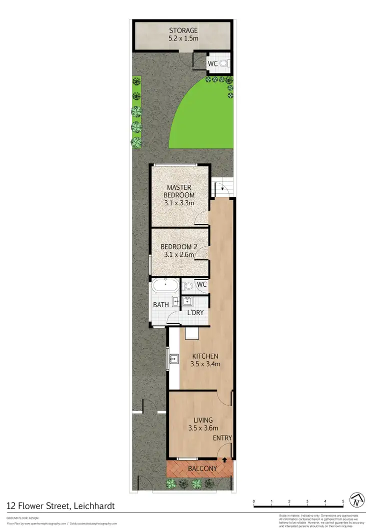Floorplan of Homely house listing, 12 Fowler Steet, Leichhardt NSW 2040