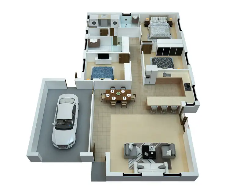 Floorplan of Homely unit listing, 2A Montrose Drive, Griffith NSW 2680