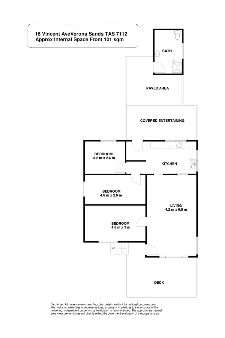 Floorplan of Homely house listing, 16 Vincent Avenue, Verona Sands TAS 7112