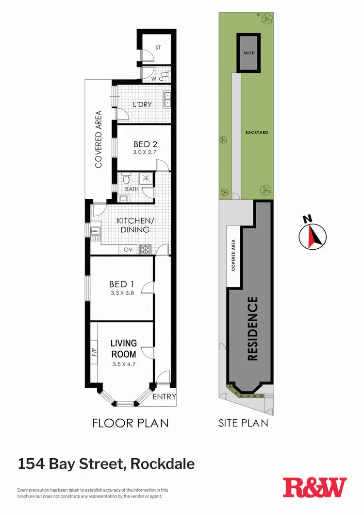 Floorplan of Homely house listing, 154 Bay Street, Rockdale NSW 2216
