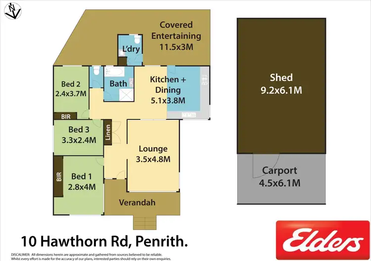 Floorplan of Homely house listing, 10 Hawthorn Road, Penrith NSW 2750