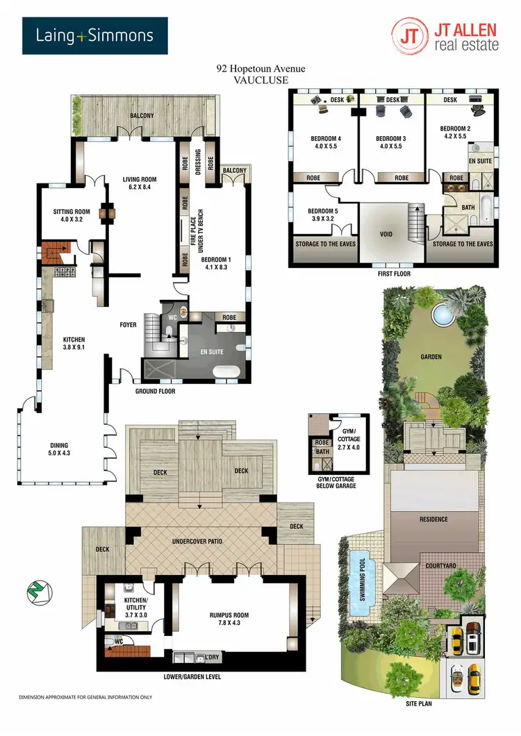 Floorplan of Homely house listing, 92 Hopetoun Avenue, Vaucluse NSW 2030